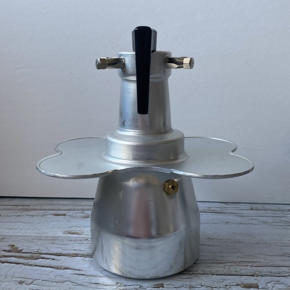 Vintage Italian coffee maker "Rapid Coffee" Moka espresso pure aluminum - Picture 2 of 4